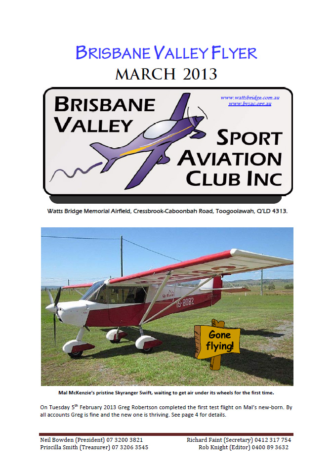 View the Brisbane Valley Flyer - March 2013