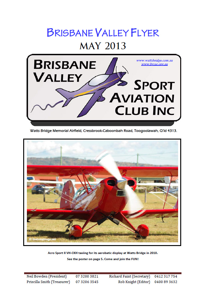 View the Brisbane Valley Flyer - May 2013