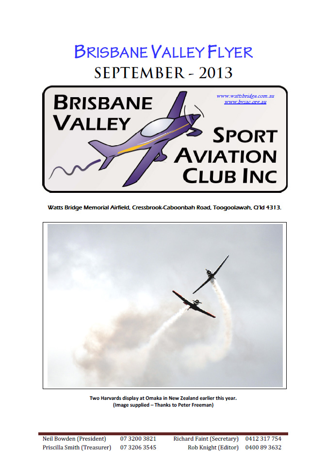 View the Brisbane Valley Flyer - September 2013