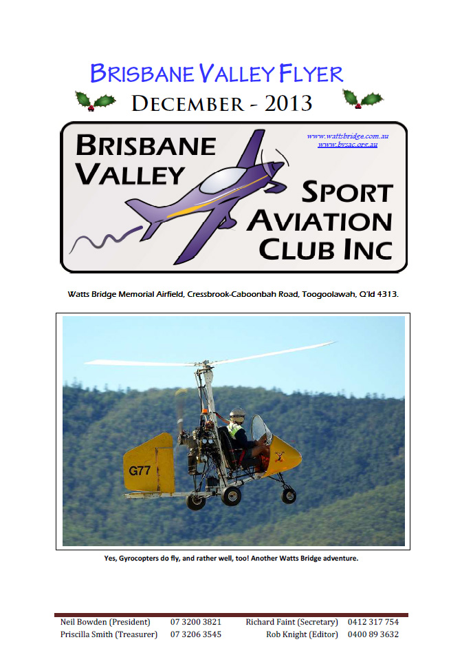 View the Brisbane Valley Flyer - December 2013