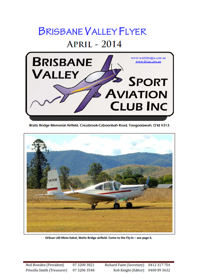 View the Brisbane Valley Flyer -April 2014