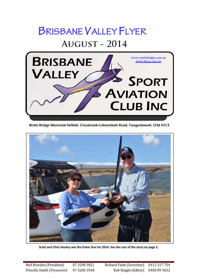 View the Brisbane Valley Flyer - August 2014