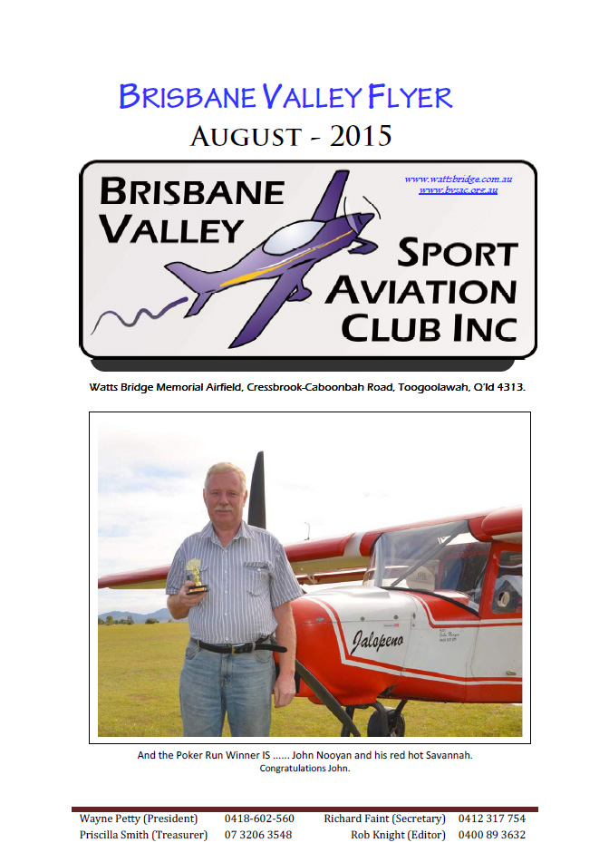 View the Brisbane Valley Flyer - August 2015