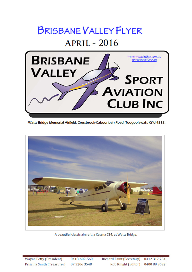 View the Brisbane Valley Flyer -April 2016