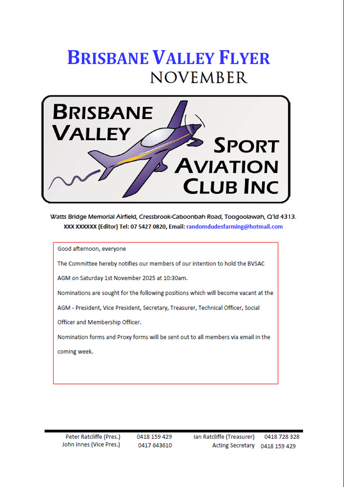 View the Brisbane Valley Flyer - November 2025