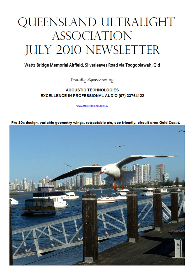 View the QUA Newsletter - July 2010