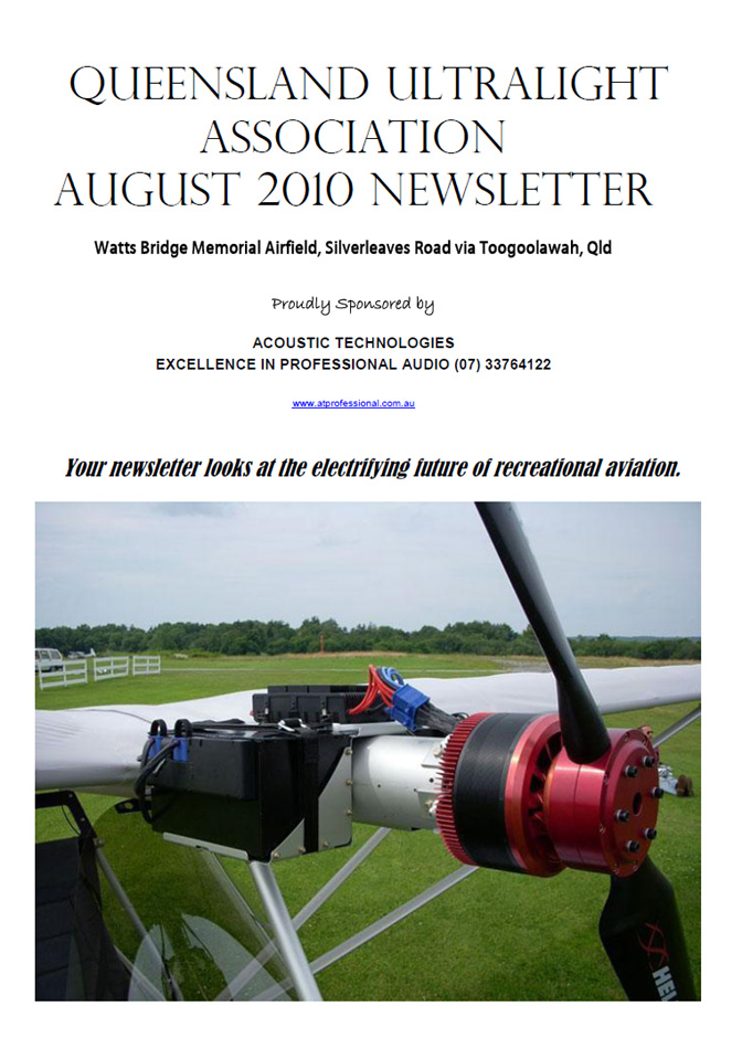 View the QUA Newsletter - August 2010