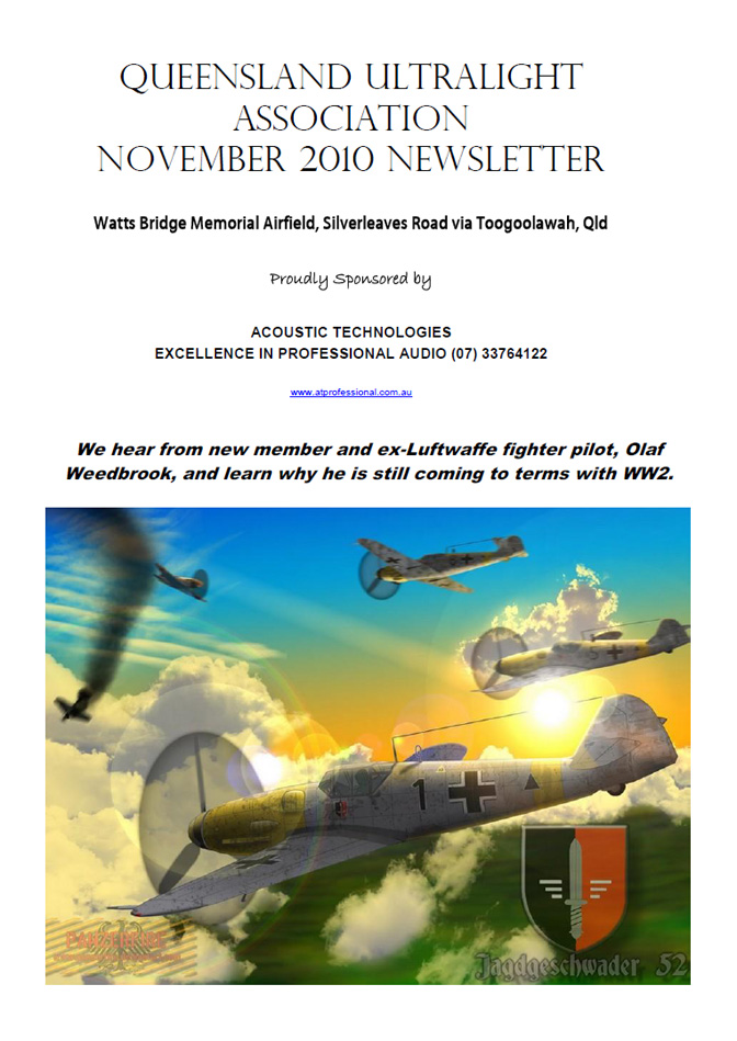 View the QUA Newsletter - November 2010