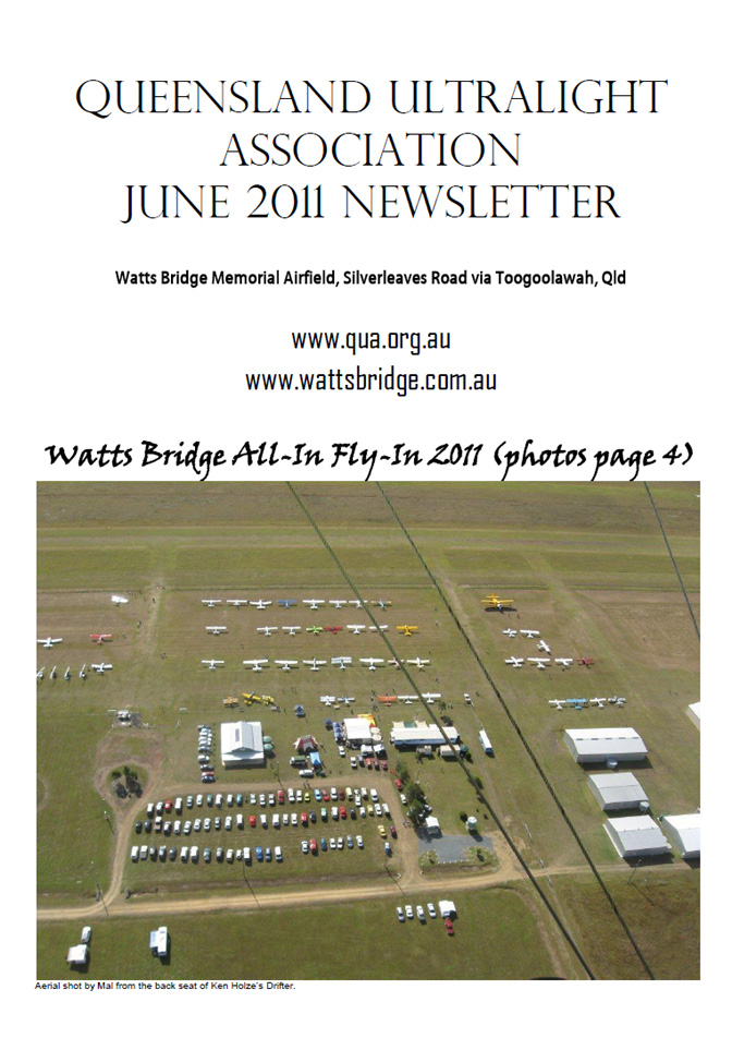 View the QUA Newsletter - June 2011